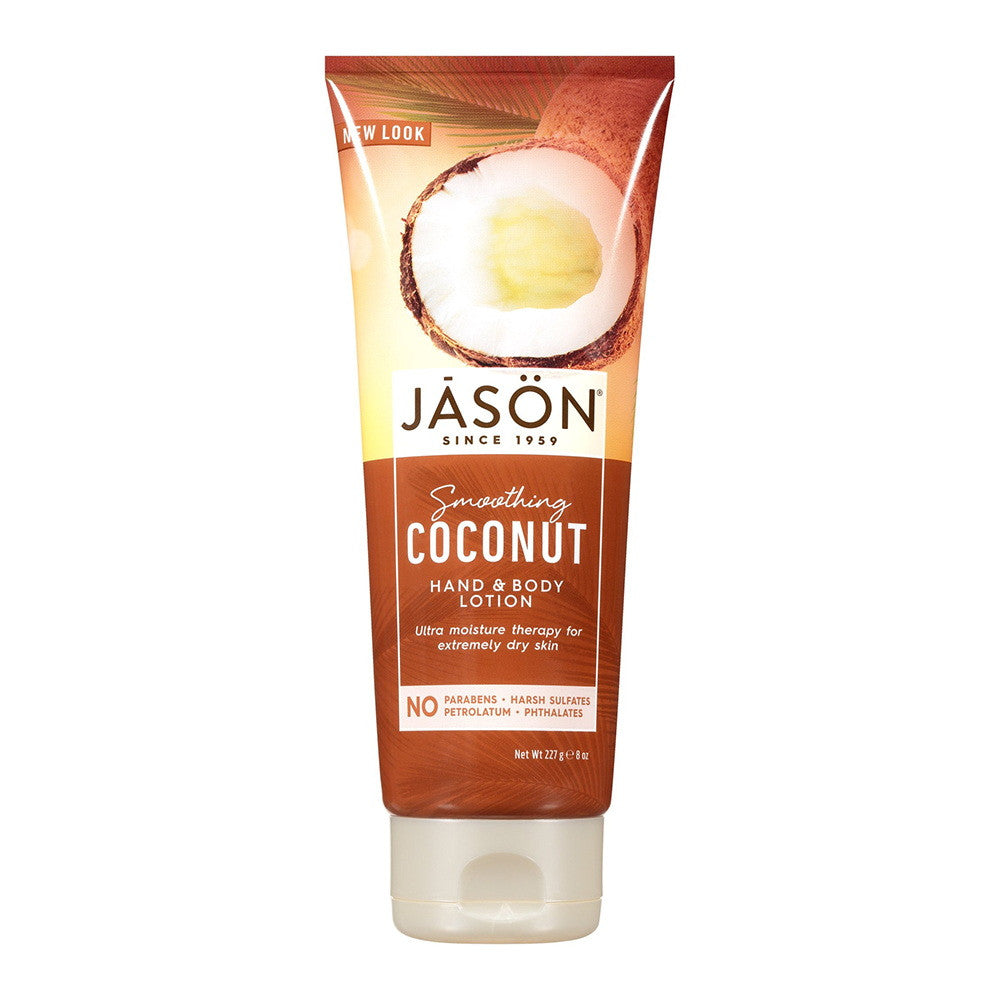 Jason Soothing Coconut Hand and Body Lotion, 8 Oz